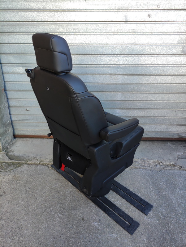 asiento barco +base piel negro 60-128x50-65-100x62-72 2u